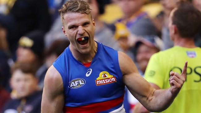 Jake Stringer is out of the Bulldogs. Picture: Michael Klein