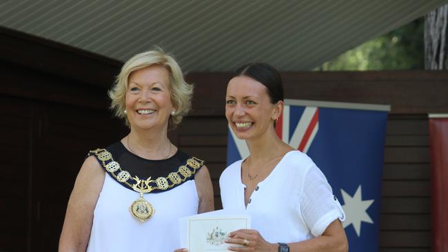 Australia Day 2021: The Coffs Harbour Australia Day Awards and Citizenship ceremony takes place at the North Coast Regional Botanic Garden. Photo: Tim Jarrett