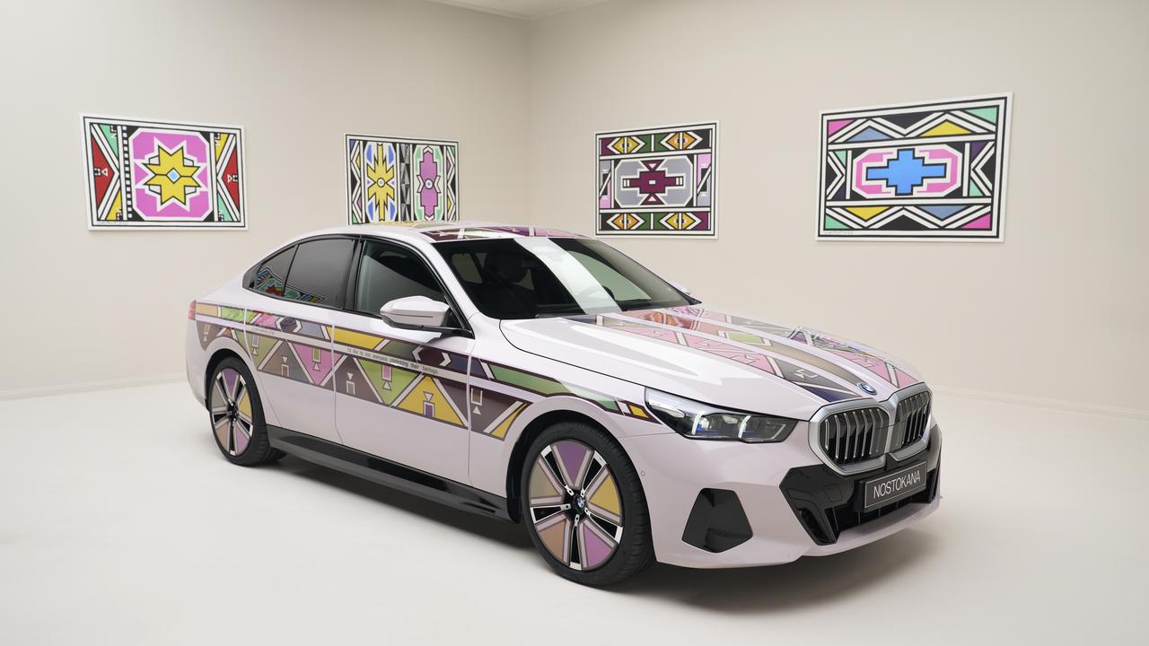 E Ink can allow cars to change colours and project a variety of different patterns and information. Picture: Enes Kucevic