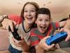 (L-R) Imogen (18) and brother Brady (11) say gaming has helped them stay in touch with friends during covid. Boys aged 11 who play video games are 24 per cent less likely to be depressed than non gamers three years later. More of a worry is the time girls spend on social media sites such as Snapchat and TikTok, because it can make them feel depressed. Picture: Josie Hayden