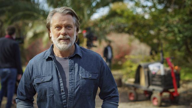 Erik Thomson on the Aftertaste set in the Adelaide Hills. Picture: Ian Routledge