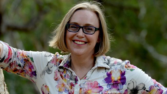 19.4.2017 SAWEEKEND FIRST PERSON: Author Fiona McCallum pictured at Linear Park. Photo Sam Wundke