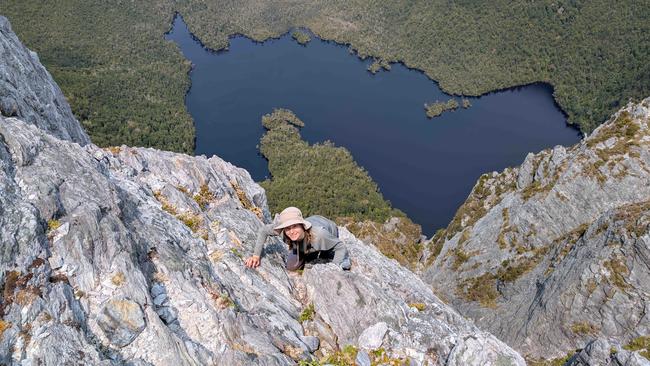 Nelly Brett completed all 158 Tasmanian Abel mountains at age 17 years 11 months and 4 days old over an almost 10 year period. Picture: Gavin Brett