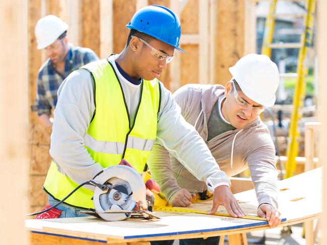 Tradie , tradesman , tradeswoman generic file . Photos: iStock