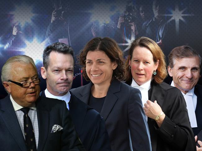 EMBARGOED 24 MAY 2025. 22 May 2025; a photo comp of Chrysanthou, Collins, Moses and Justices Debbie Mortimer and Michael Lee. Sources: supplied. Ratio 4:3. FOR PRINT.
