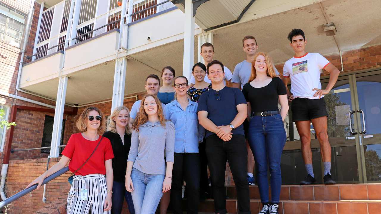 UQ Medical Students at Roma Hospital for their orientation week. Picture: South West HHS