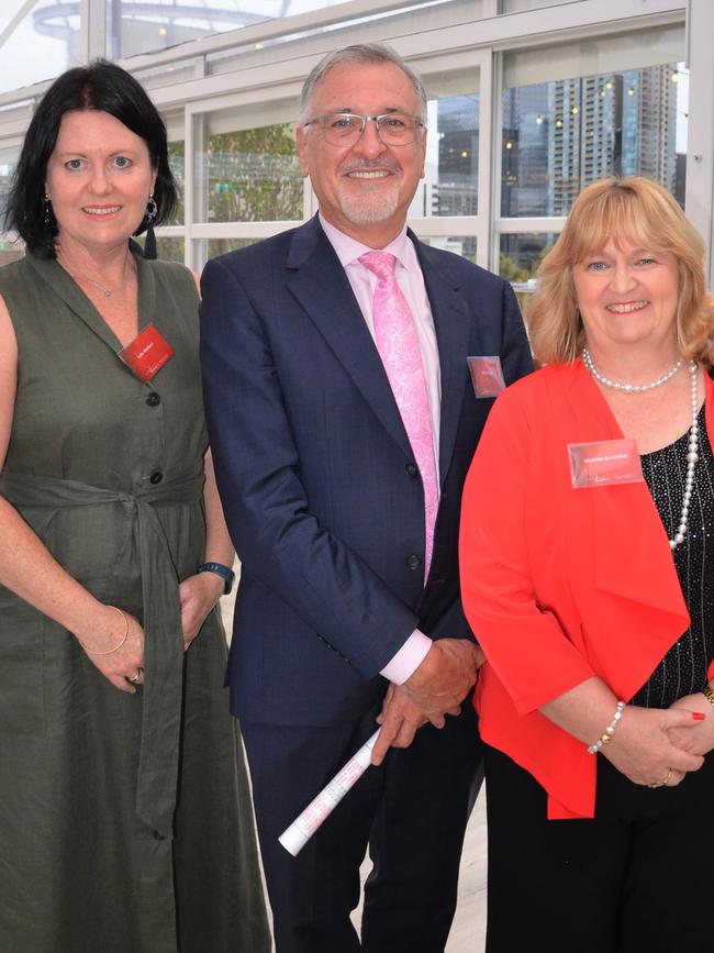 Kylie Whittard, Eric Wright and Michele De Koning. Picture: Fiona Byrne