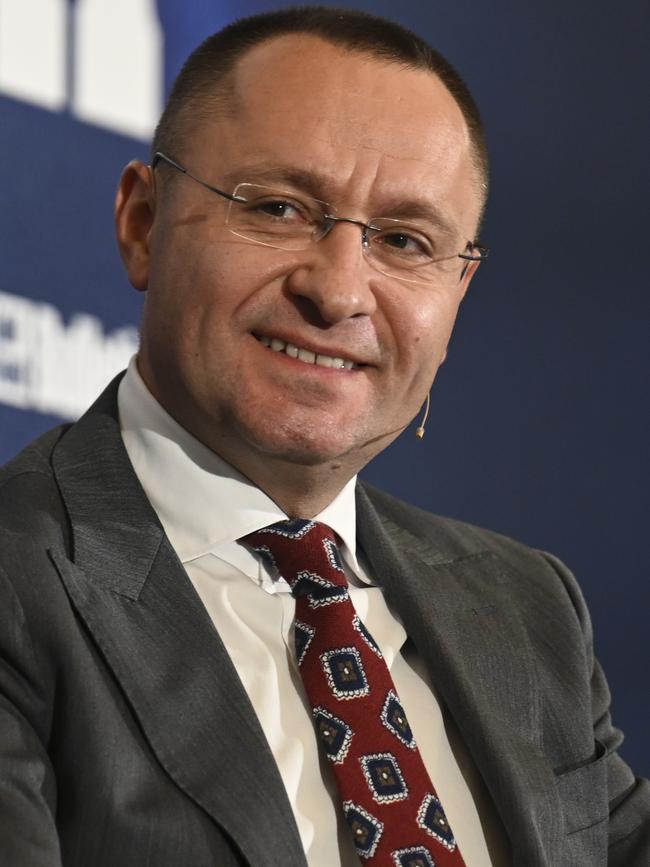 Ukrainian Ambassador to Australia Vasyl Myroshnychenko. Picture: Martin Ollman