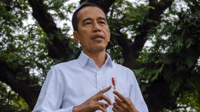 Joko Widodo in Jakarta on Thursday.