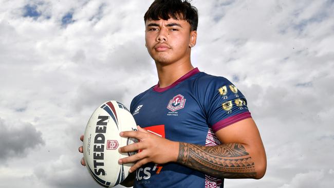 Xzavier Timoteo Langer Trophy rugby league competition Thursday April 18, 2024. Picture, John Gass