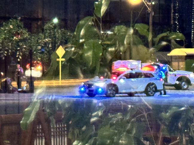 Screen grab from supplied video of a police shooting in the carpark of Bunnings in Willetton.