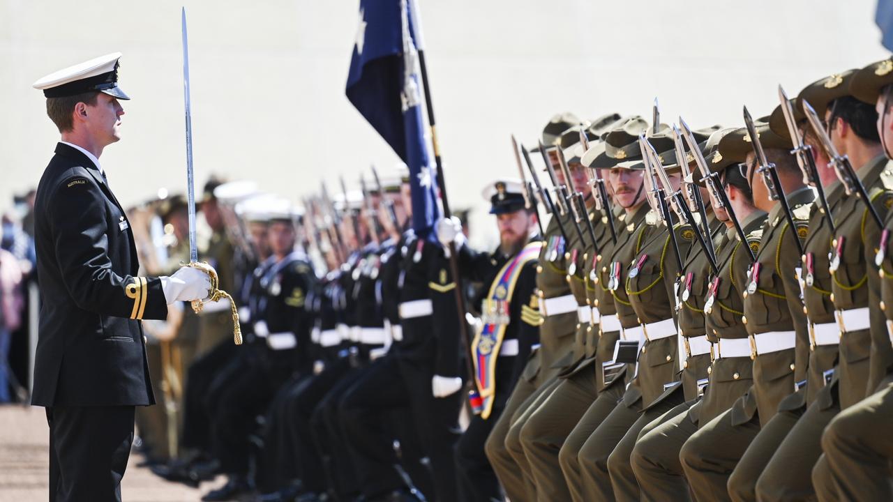 The proclamation is the first to occur at new Parliament House. Picture: NCA NewsWire / Martin Ollman