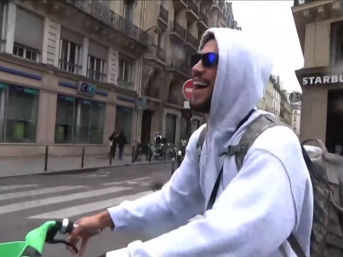 Devin Booker takes a bike for a ride.