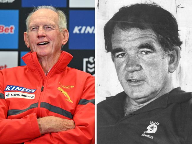 Wayne Bennett and Jack Gibson have been inducted into the Hall of Fame.