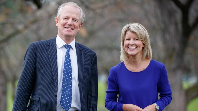 Ian Smith and Natasha Stott Despoja. Picture by Matt Turner.