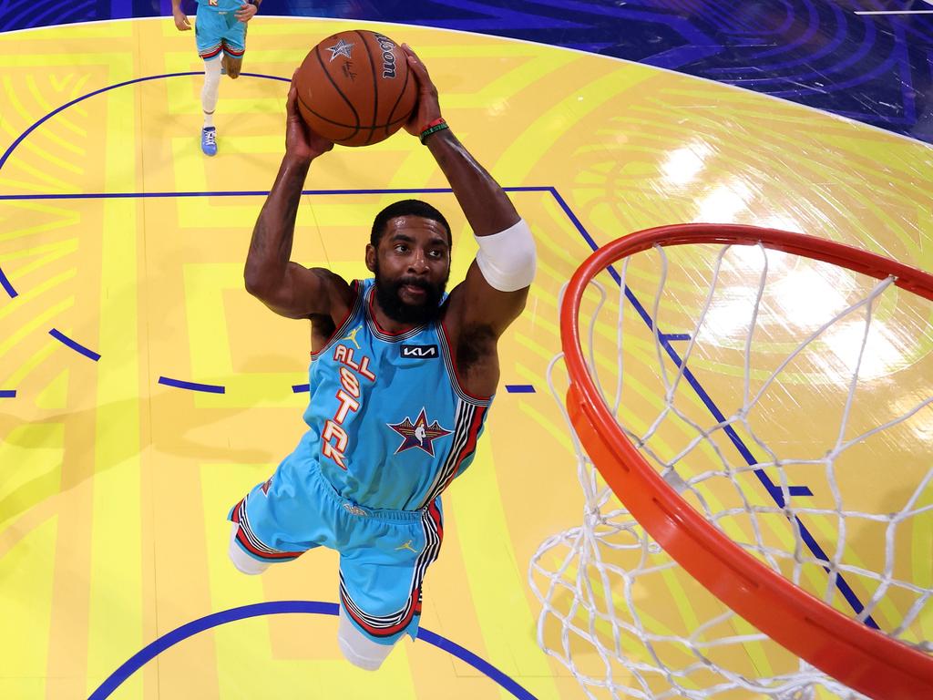 Kyrie Irving wants to represent the green and gold. Picture: Ezra Shaw/Getty Images