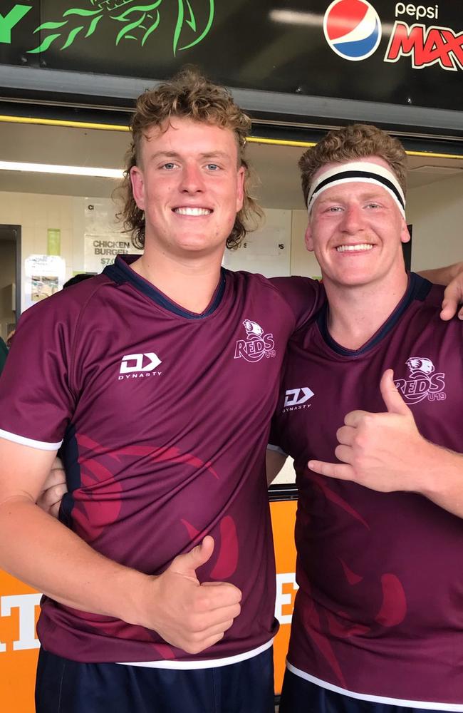 Bond colts rugby players Harrison Usher and Dylan Loader could see some time in premier grade this season.