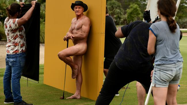 Norman, 62, will appear in ESPN’s 2018 Body Issue. Picture: ESPN