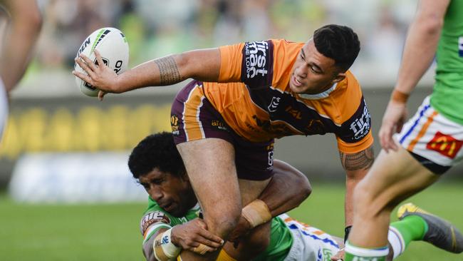 Jaydn Su’A’s form is causing headaches for Anthony Seibold. Picture: AAP Image/Rohan Thomson