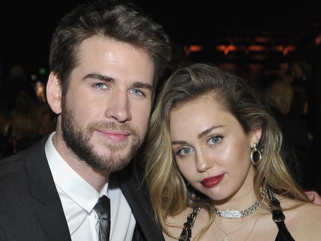  Honoree Liam Hemsworth and Miley Cyrus attend the 2019 G'Day USA Gala. Picture: Getty 