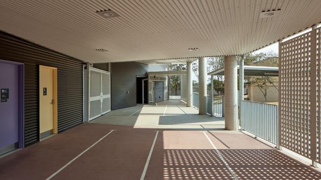 Behind the building’s design, architecture firm arkLAB Architecture said the school asked for the build to reflect the nearby homes. Images: Christopher Frederick Jones