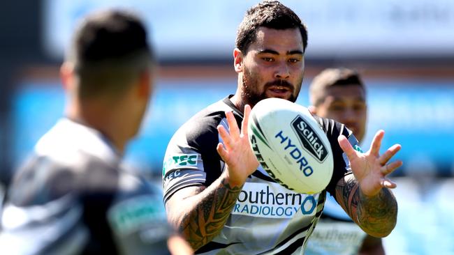 Andrew Fifita is an attacking weapon for the Sharks. Picture: Gregg Porteous