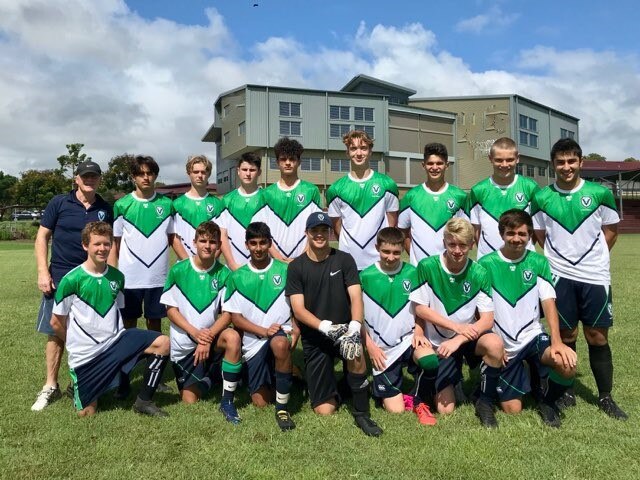 Helensvale State High School's senior boys team. Pic: Supplied.