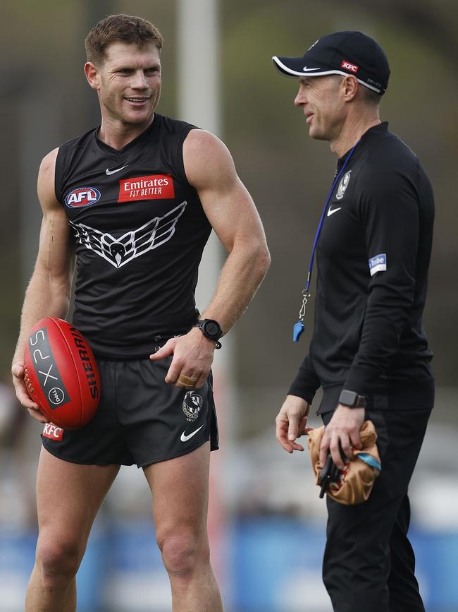 Adams revealed he was hurt by former coach Craig McRae’s silence. Picture: Daniel Pockett/Getty Images