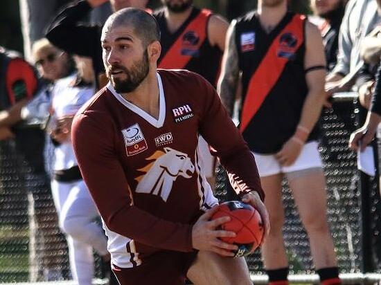 Anthony Mariani on the go for Whitehorse Pioneers. Picture: Davis Harrigan