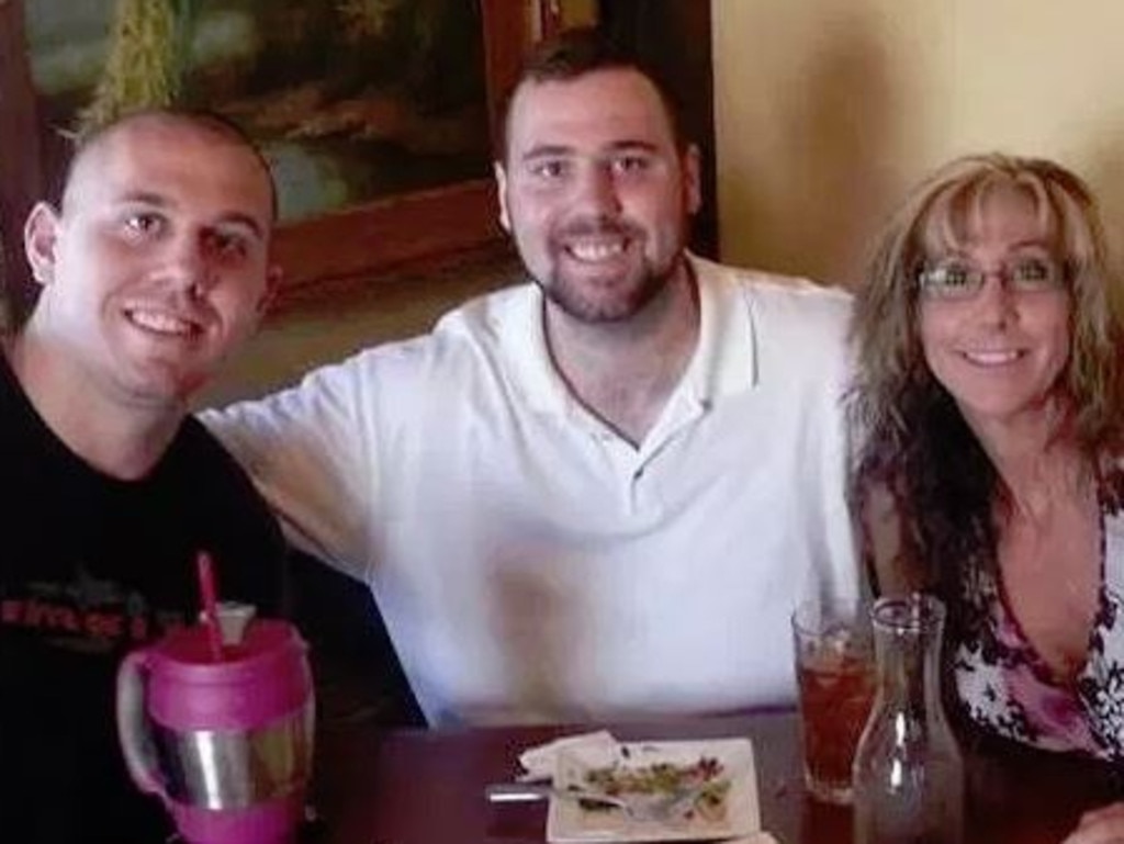 Tyler Dooley, pictured with brother Thomas and mum Tracy. Picture: Facebook