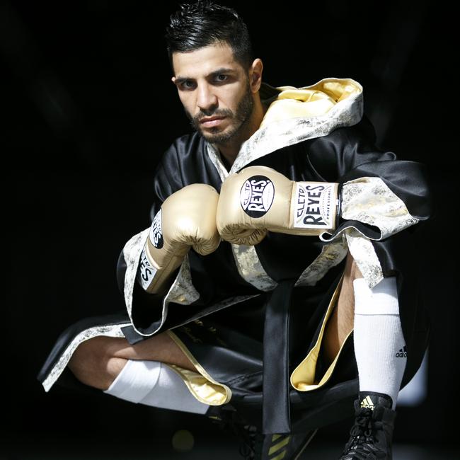 Boxer Billy Dib has hid eyes on Kambosos Jr’s belt. Picture: Tim Pascoe