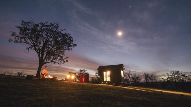 Tiny house Charlie, northwest of Brisbane.