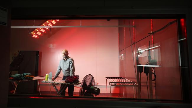 The laboratory’s research is developing ways for workers in labour-intensive industries to cope with extreme heat and maintain output. Picture: John Feder/The Australian.