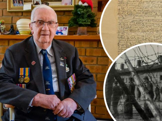 Angus Hughes is SA's last survivor of the Nazi prison camps of World War II, where he kept a diary hidden from his German captors.