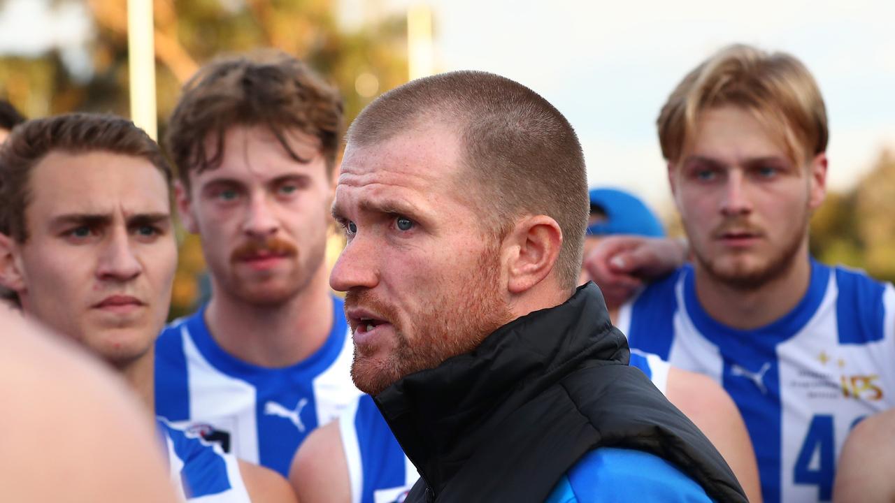 North Melbourne VFL coach Leigh Adams will take care of the AFL team until the end of the season. Picture: Getty Images