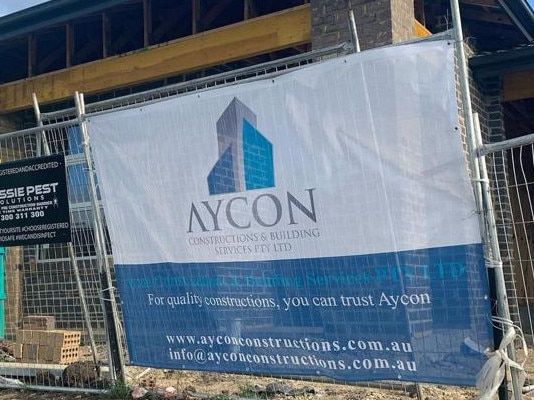 Aycon Constructions &amp; Building Services was busted in May following a probe into the company’s insurance coverage. Picture: Instagram