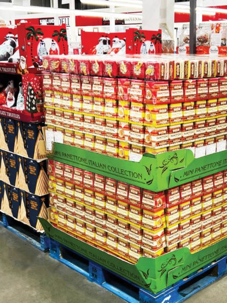 Plenty of families are bulk buying instead of saving. Picture: Costco/Instagram