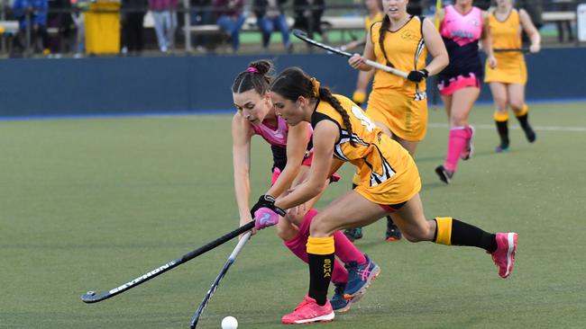 Acion from the Hockey Queensland Championships: Pic: Annette Andrews, Annette’s Action Shots.