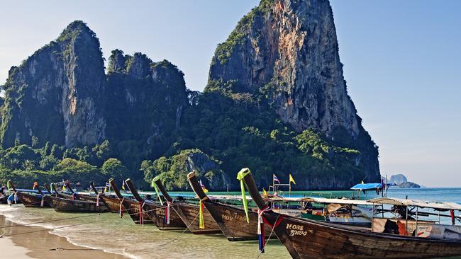 Krabi is a popular destination for backpackers from across the globe.