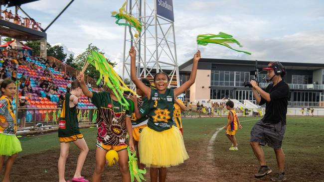 St Mary's fans in the 2023-24 NTFL Men's Grand Final between Nightcliff and St Mary's. Picture: Pema Tamang Pakhrin