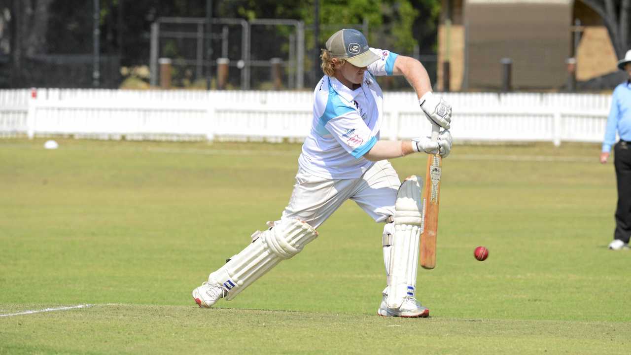 Coutts batsman Luke Cox during the CRCA match between Harwood and Coutts Crossing on Saturday, 26th November, 2016. Picture: Debrah Novak