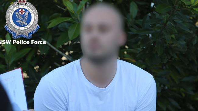 Bryce Ellis (pictured) and Kurt Howlett were charged following a Drug and Firearms Squad investigation into the supply of cocaine in Sydney. Picture: NSW Police