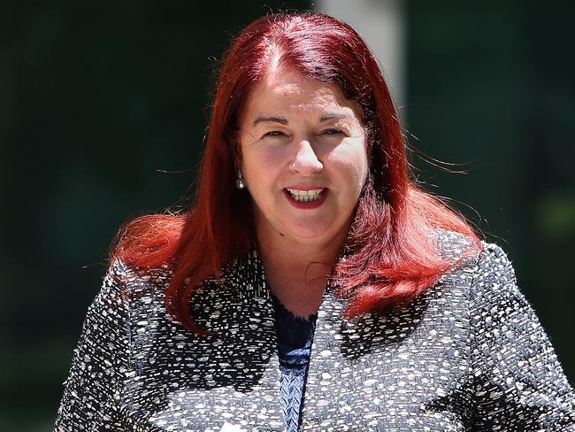 Minister for the Environment Melissa Price holding a press conference after a meeting of the state and territory Environment Ministers at Parliament House in Canberra. Picture Kym Smith