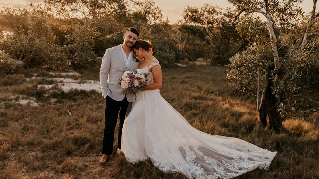 Loren Capuzzo and Andrew Weir-Smith’s weddings. Pictures: Angela Brushe Photography