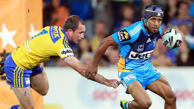 Preston Campbell amassed 103 NRL games for the Titans. Picture: Darren England