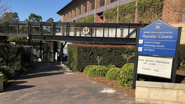 Knox Grammar Aquatic Centre. Picture: Phillip Ly