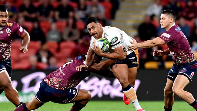 A match between the Queensland Reds and the ACT Brumbies in Brisbane earlier this month. Picture: Getty Images