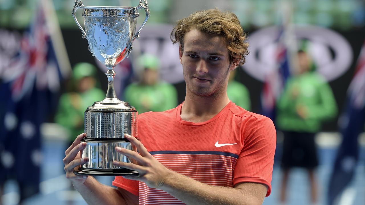 Australian Open boys champion Oliver Anderson never doubted injury ...