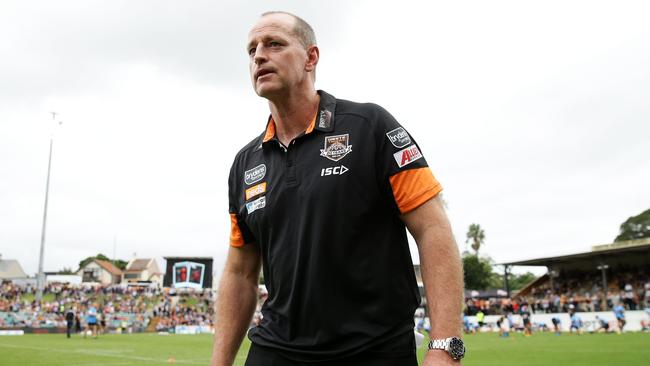 Wests Tigers coach Michael Maguire. Picture: Getty Images