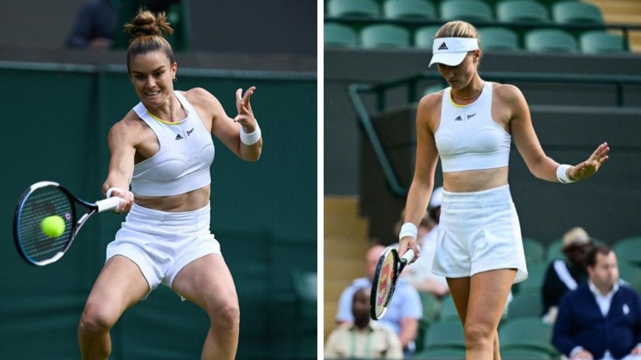 Adidas Wimbledon 2022 Maria Sakkari Bra Outfit Goes Viral - The SportsGrail